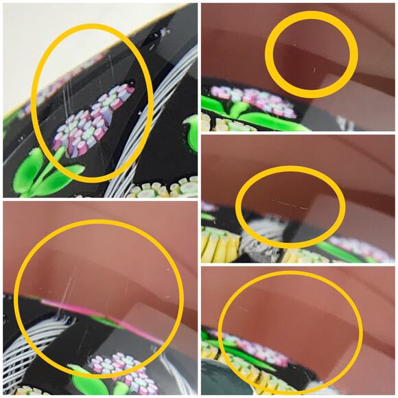 Perthshire Club First Annual Collectors 1998 PPCC Flower Latticinio Paperweight - Picture 11 of 14